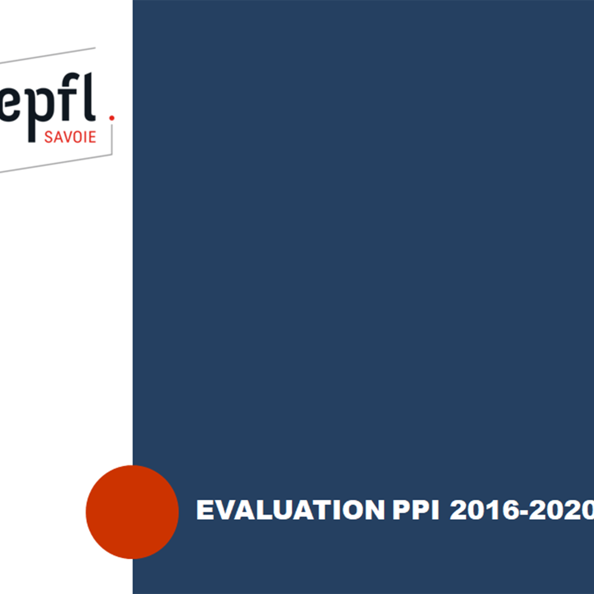 Évaluation du PPi 2015-2018 de l’établissement public foncier – Savoie