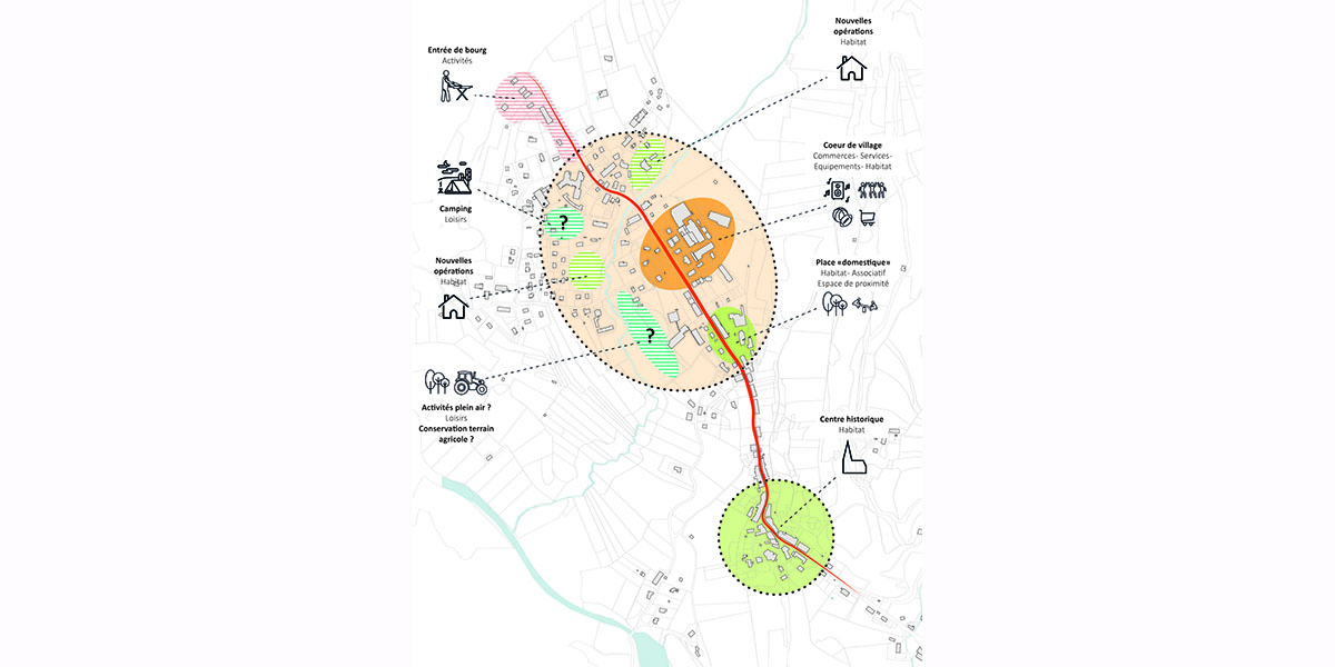 Le Châtelard plan guide